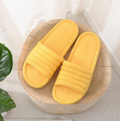 New Women Home Slippers Summer Non-slip Indoor Bathroom Sandals EVA Flat Shoes Women Men Flip Flops Slides