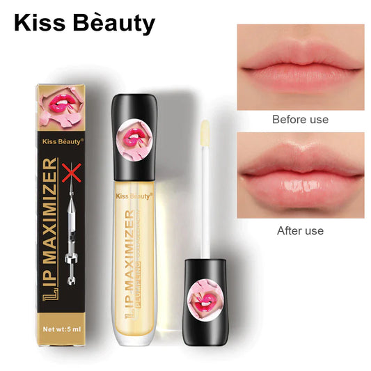 Professional Lips Makeup Plumper Lip Gloss Long Lasting Big Lip Plump Moisturizer Volume Full Lipgloss Fade Lip Lines TSLM1