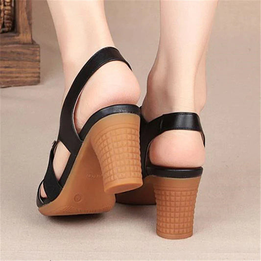 Women's Fashion Casual Peep-toe Anti-slip Elastic Soft Sole Sandals