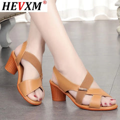 Women's Fashion Casual Peep-toe Anti-slip Elastic Soft Sole Sandals