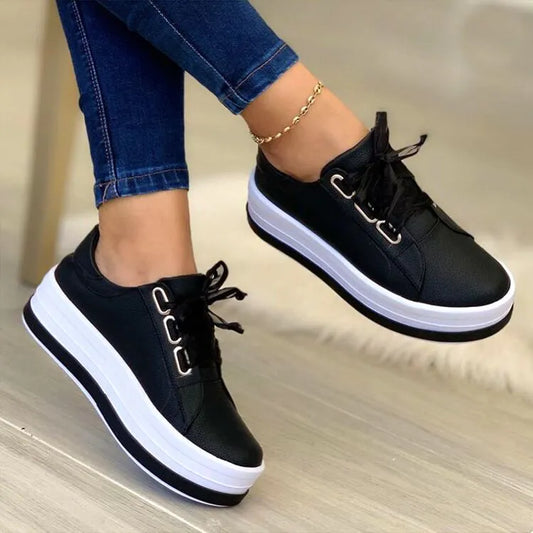 Plus Size Women's Sneaker 2023 Outdoor Breathable Casual Shoes New Platform Casual Shoes