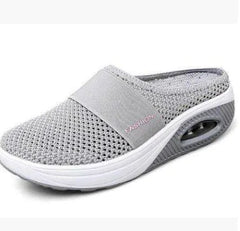 Walking Shoes Womens Wide Sneakers Fashion Lightweight Breathable Mesh Air Cushion Athletic Casual Platform Loafer Shoes