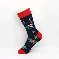 Christmas Socks Trendy Socks Colorful Mid Calf Cotton Socks Casual Trendy Men's Socks