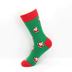 Christmas Socks Trendy Socks Colorful Mid Calf Cotton Socks Casual Trendy Men's Socks