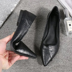 high heels pointed toe all-match fairy wind bow ladies shoes