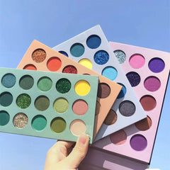 60 Color Beauty Glazed Eyeshadow Palette Colorful Shadows Pallet Glitter Highlighter Shimmer Make Up Pigment Matte Eye Shadow