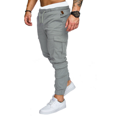 Multi-pocket workwear casual outdoor fitness woven pants