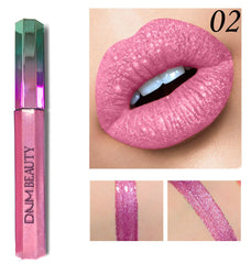 DNM Diamond Chameleon Metallic Pearlescent Lip Gloss Lipstick