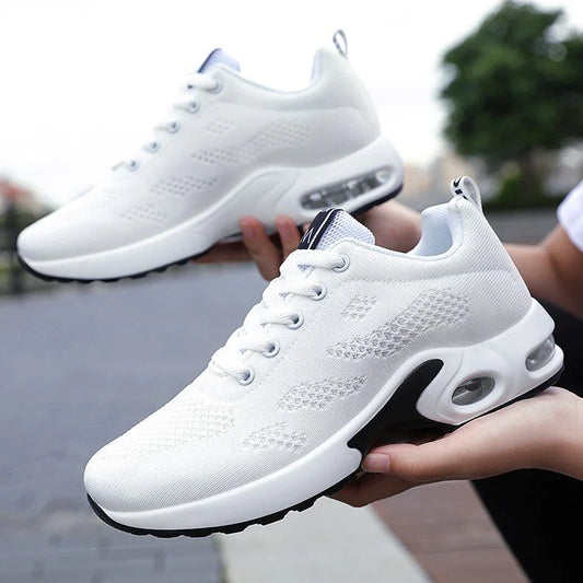 Women's Casual Air Cushion Running Shoes Breathable Soft Bottom Sports Shoes Women