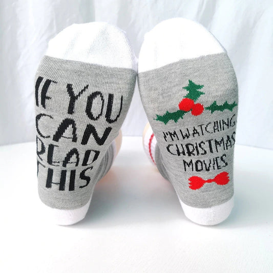 Cozy Christmas Cotton Socks