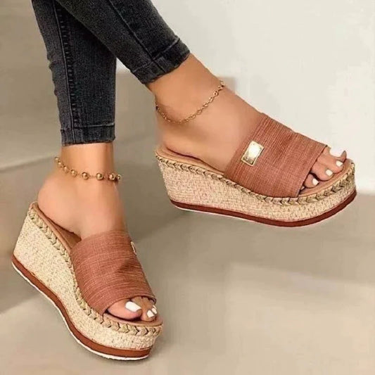 New Style Slippers And Sandals Large Size Platform Platform Women's Shoes