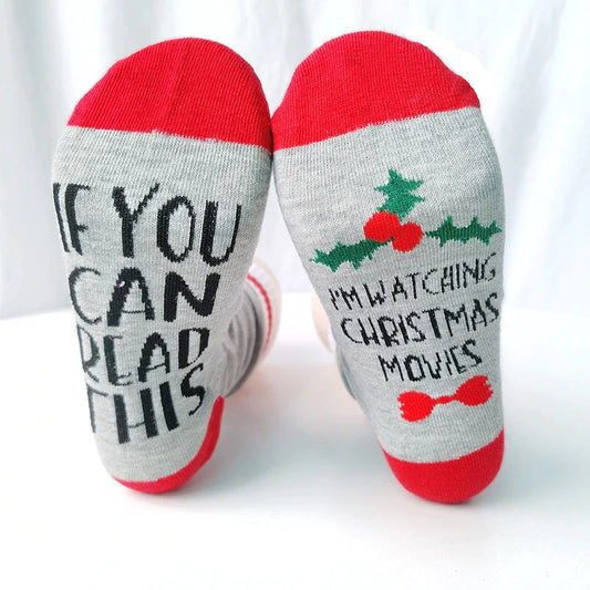 Cozy Christmas Cotton Socks