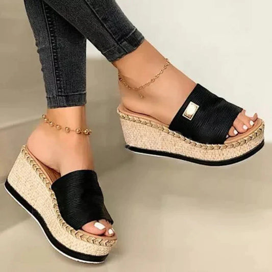 New Style Slippers And Sandals Large Size Platform Platform Women's Shoes