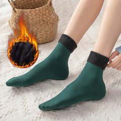 5 Pairs Winter Velvet Thermal Socks
