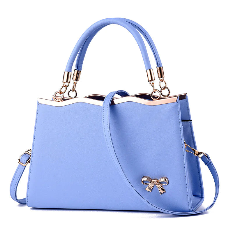 Women's Fashion Simple High Capacity Plain Crossbody Shoulder Bag Handbag