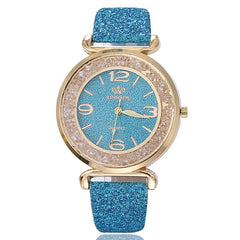 Women Creative Watches Waterproof Watch Quartz Ultra-Thin Minimalist Watch for Women (Gold,One Size)