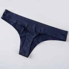 G-Strings Woman Thong Ice Silk Low Waist Seamless Panties For Women Girl Underwears Female Brazilian Panties