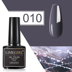 Limegirl 80 Colors Gel Nail Polish Manicure Set UV LED Poly Painting Gel Nail Art Design Base Top Primer Coat Nail Gel Varnishes