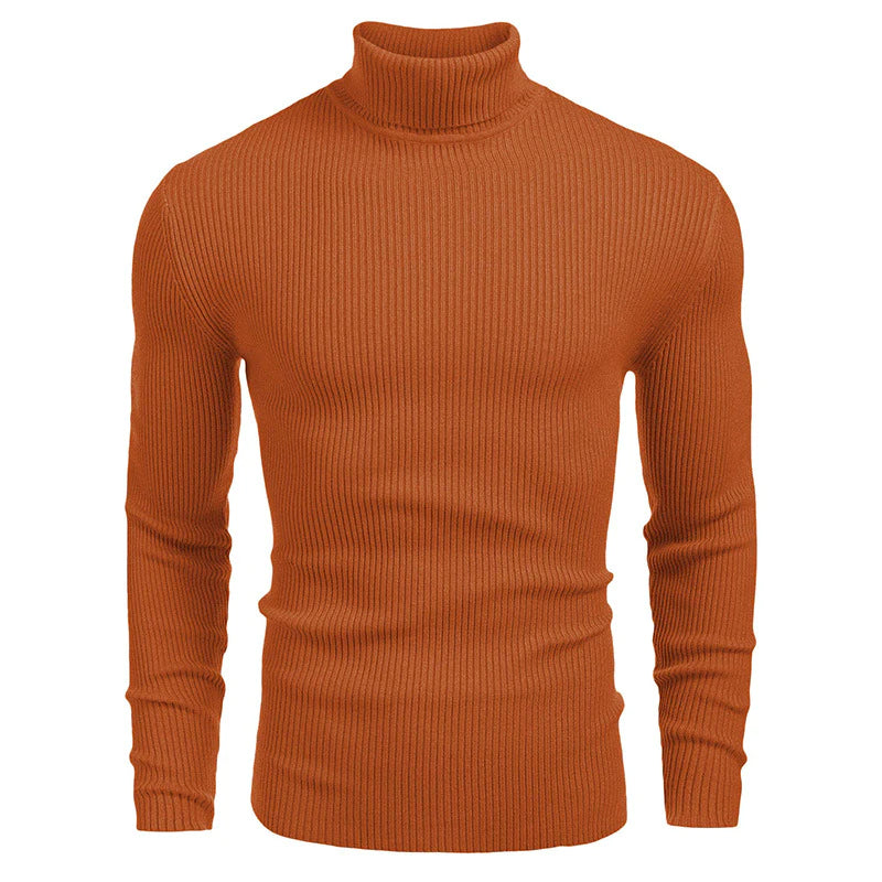Winter Men's Clothing Knitwear Turtleneck Sweater Long Sleeve Pullover Sweater