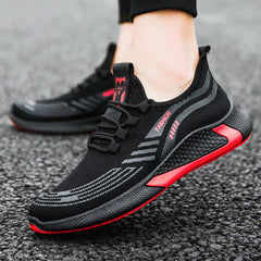 Men's Shoes 2023 Spring Casual Sports Shoes Men's Flyknit Trend Shoes Student Running Shoes Men's Single Shoes One Piece