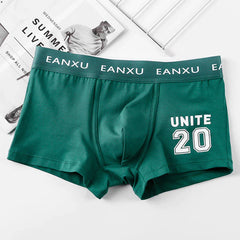 1Pcs Men's Cotton Boxer Shorts Solid Color Brand Number 2022 New