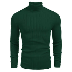 Winter Men's Clothing Knitwear Turtleneck Sweater Long Sleeve Pullover Sweater
