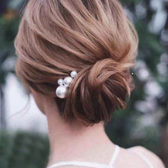 20PCS Pearl Bridal Hairpins Suit Handmade Wedding Headdress Fashion Bride Bridesmaid Hair Accessories Party Prom Headpiece Tiara