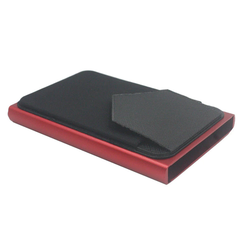 Pop Up Id RFID Card Male Wallet Mini Package Aluminum Metal Protective Gear Storage Bag Smart Quick Release Women Wallet