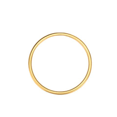 5.0mm Gold Titanium Steel Bracelet Gold Round Bracelet