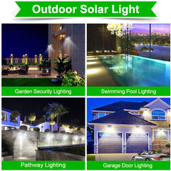 180 Solar LED Light Outdoor Solar Lamp with Motion Sensor Light LED Spotlight Waterproof Sunlight Street Lamp for Garden Outside