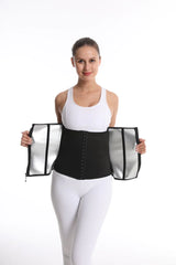 Women's Bucket Body-shaping Clothes Zipper Abdominal Belt Palace Corset Waistband Lose Belly Plastic Belt
