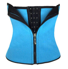 Women's Bucket Body-shaping Clothes Zipper Abdominal Belt Palace Corset Waistband Lose Belly Plastic Belt