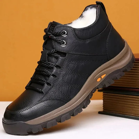 Men's Low Top Warm Anti-slip Hiking Shoes