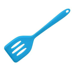 1 Piece Silicone Slotted Turner Kitchen Cooking Tool Non-stick Spatula Pancake Fried Spatula Silicone Cookware