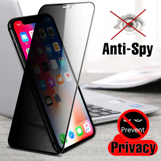 Anti-spy Black Glass for iPhone 12 11 14 13 Pro Max Mini 6 6S SE Screen Protector for iPhone XR X XS Max 7 8 Plus Privacy Glass