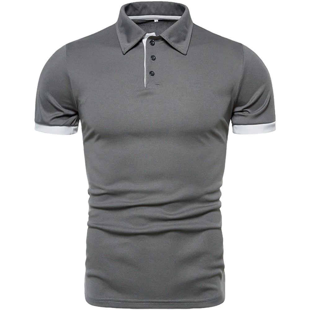 Mens Casual Short Sleeve Slim Fit T-Shirt Sports Tops Golf Tennis Tee Sportswear
