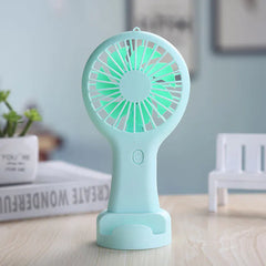 Portable Fan Mini Handheld Electric Fan USB Rechargeable Handheld Small Pocket Fan for Home Outdoor Travel Camping Air Cooler