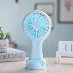 Portable Fan Mini Handheld Electric Fan USB Rechargeable Handheld Small Pocket Fan for Home Outdoor Travel Camping Air Cooler