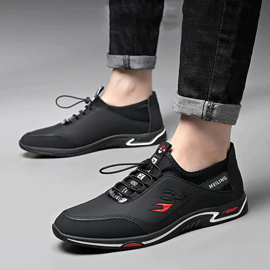 Men's Leather Soft Bottom Comfortable Casual Shoes All-match Men's Trendy Shoes Texture Men's Shoes