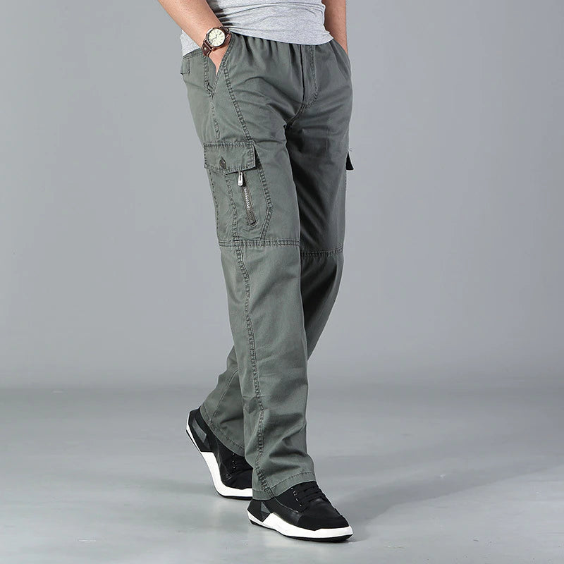 Men's thin outdoor casual work trousers