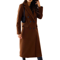 Cappotto elegante a maniche lunghe da donna