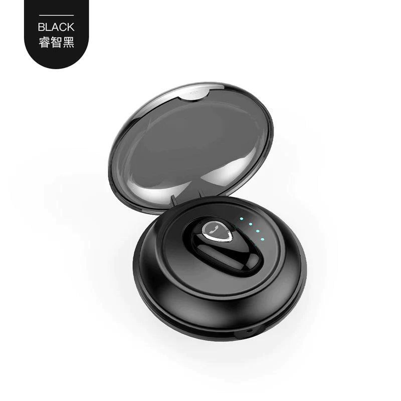1pc Wireless Earphone Mini Invisible In-Ear Sports Earbuds With Microphone Stereo Headphones