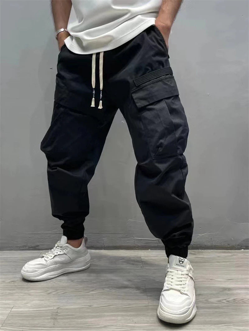 Men's Winter Thickened Sports Casual Large Pocket Overalls