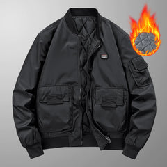 Men Jacket Leisure time thickening Keep warm Pilot top Men's wear Cotton-padded clothes clothes