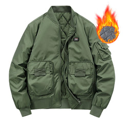 Men Jacket Leisure time thickening Keep warm Pilot top Men's wear Cotton-padded clothes clothes