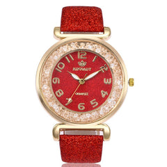 Women Creative Watches Waterproof Watch Quartz Ultra-Thin Minimalist Watch for Women (Gold,One Size)