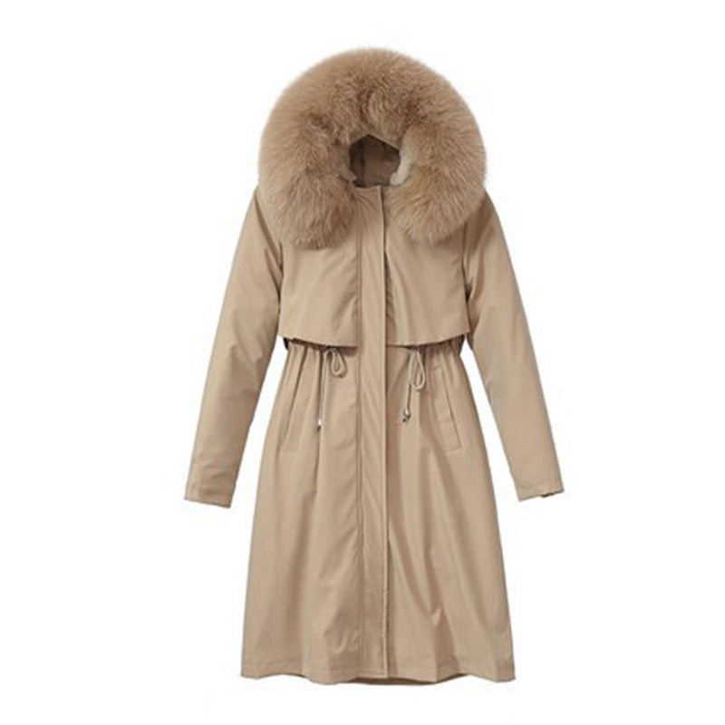 Mid-length Pregnant Woman Casual Trench Coat
