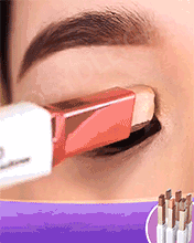 Professioneller Eye Stick Shadow aus Samt mit doppeltem Farbverlauf 