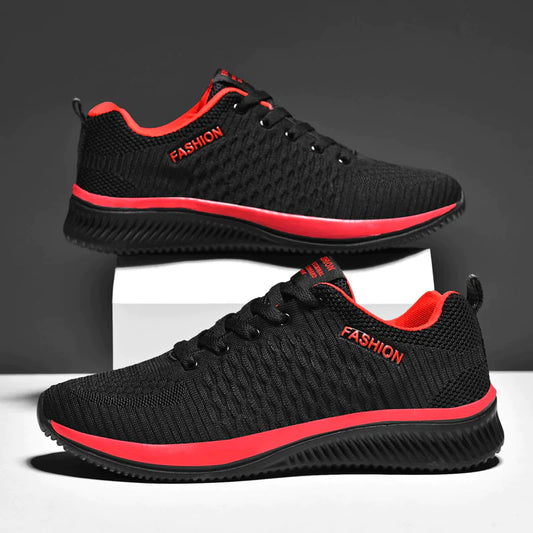 New Cheap Black Sneakers Men Sport Shoes Mesh Mens Walking Shoes Ultralight Sneakers Male Size 48 Tennis shoes homme