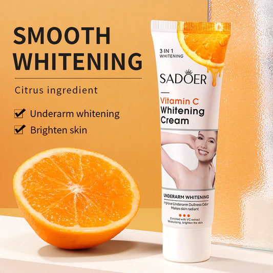 VC Underarm Whitening Cream SADOER Vitamin C Even Skin Body Treatment ist ein Produkttitel